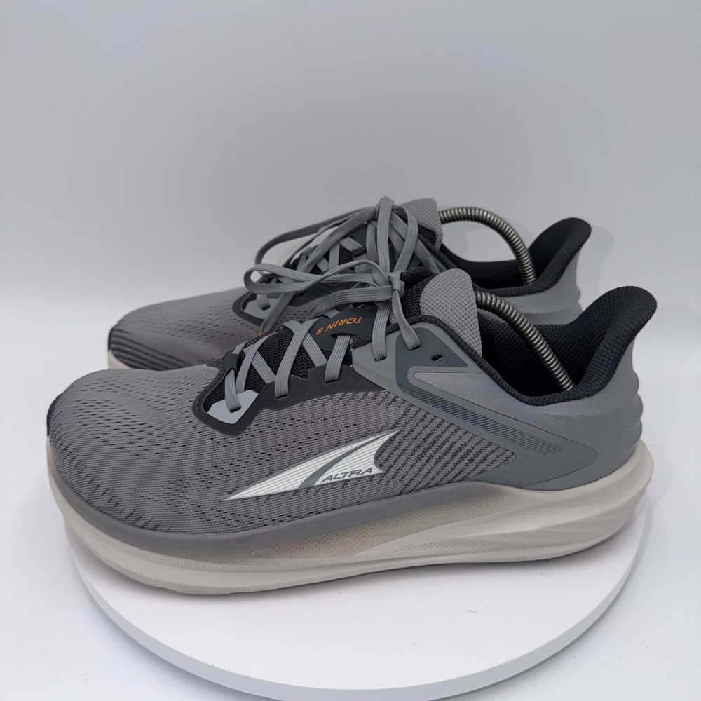 Altra Torin 8 Mens Gray Black Orange Running Shoes AL0A85QE222 Size 10